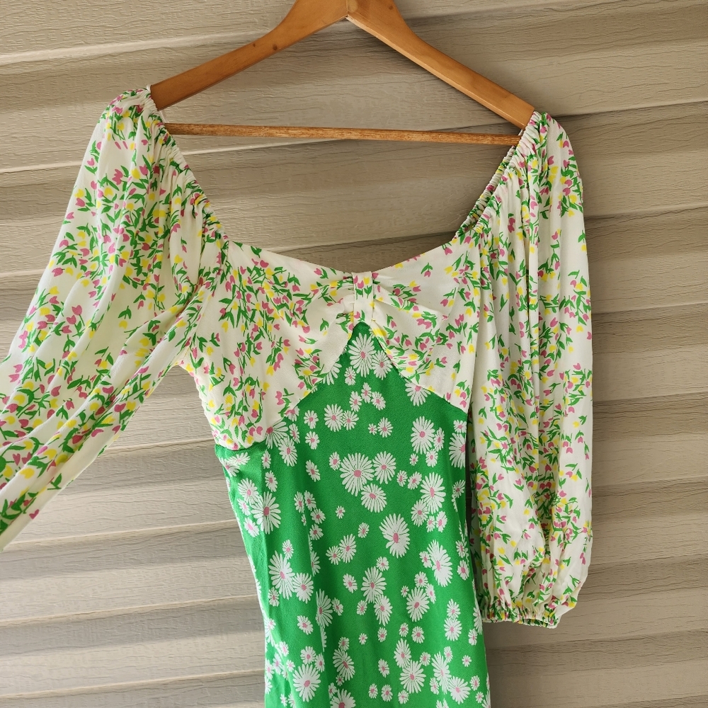Rixo by target green floral dress - Picture 8 of 14